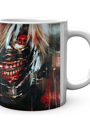 Кружка geek land біла tokyo ghoul токійський гуль темний силует tg.02.038