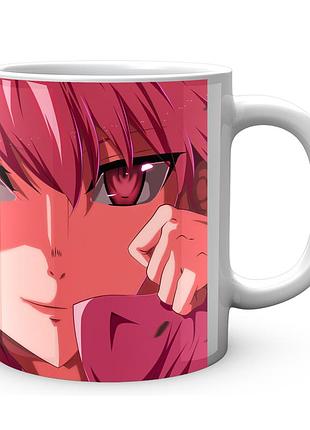 Кружка geekland белая убийца акаме akame ga kill!pink face agk 02.08