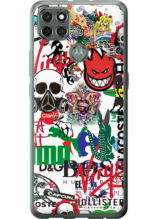 Чохол на motorola g9 power many different logos "4022u-2229-851"