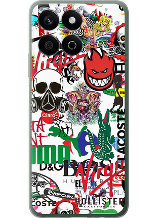 Чохол на huawei honor play 60 plus many different logos "4022u-4109-851"
