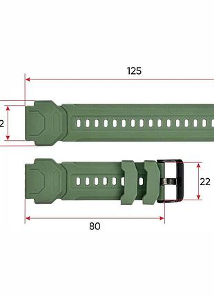 Ремешок для смарт часов modfit warrior army green 3