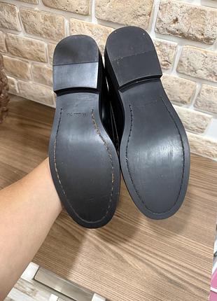 Шкіряні лофери massimo dutti 7