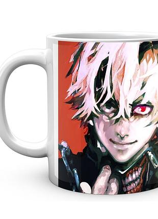 Кружка geek land біла tokyo ghoul токійський гуль герой tg.02.031