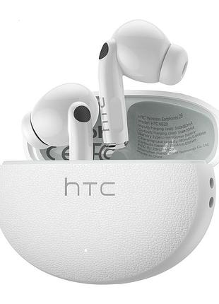 Беспроводные наушники htc ne29 ai с функцией перевода в режиме реального времени bluetooth 6.0 tws anc white