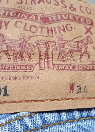 Джинси levi's  501 w34/34 6