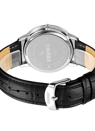 Skmei 1801lgdbk gold-black leather 4