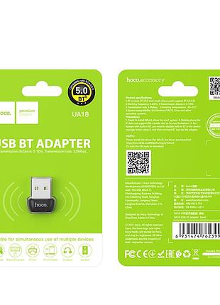 Адаптер bluetooth hoco ua18 usb bt adapter black 9