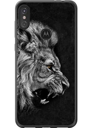 Чохол на motorola one power лев "1080u-1588-851"