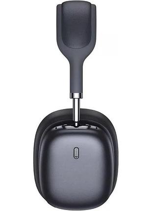 Беспроводные накладные наушники baseus bowie h2 noise-cancelling wireless headphone grey