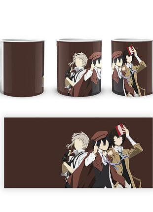 Кружка geekland bungou stray dogs великий из бродячих псов рампо ацуши дазай bsd 21