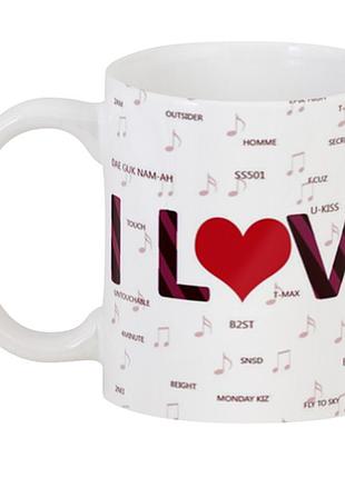 Кружка i love k-pop.923