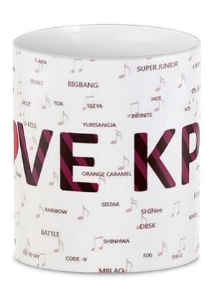 Кружка i love k-pop.923 2