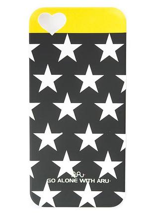 Чехол aru для iphone 5/5s/5se stars mix & match black