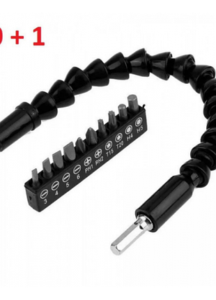 Гибкая насадка для отвёртки flexible screw tool 10 в 1