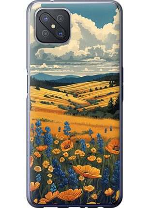 Чохол на oppo reno 4 z українське поле "6082u-2278-851"