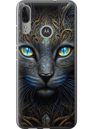 Чохол на motorola moto e6 plus кішка "5548u-1780-851"