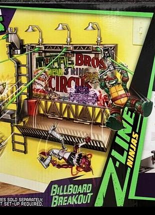 Ігровий набір tmnt екстремальний спуск битва на рекламному щиті ninja turtles (95052)