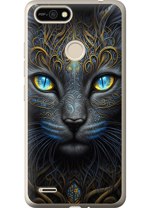 Чехол на tecno pop 2f b1f кошка "5548u-2391-851"