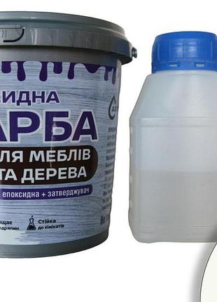 Эпоксидная краска для дерева и мебели artcraft 3 кг белая двухкомпонентная (а+в) plastall
