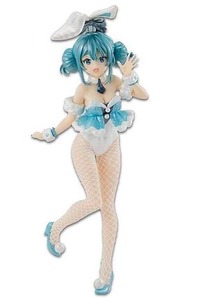 Фігурка furyu bicute bunnies хацуне міку hatsune miku white rabbit 23 см fr bb hm
