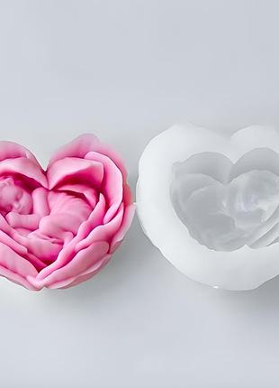 Силиконовая форма для изготовления свечи, молд для изделий из соевого,пчелиного воска и парафина 92 х 83 х 45 мм