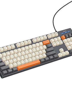Клавіатура hoco gm61 murphy 3-color wired keyboard(ukrainian version) star gray