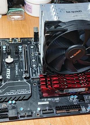 Топовий комплект msi z270 pc mate (s1151) + xeon e3 1245 v6 (i7 7700) +16gb ddra-2666+cooler be quiet