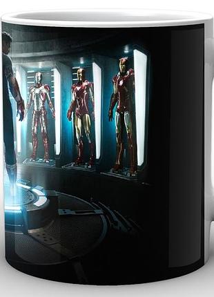 Кружка geekland белая iron man железный человек тони старк im.02.056