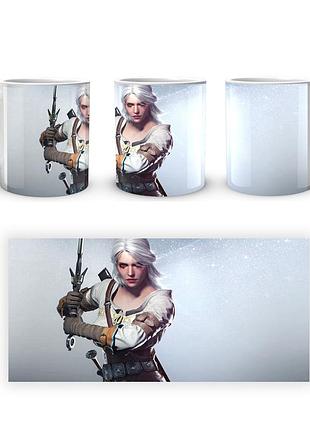 Кружка geekland the witcher ведьмак цири с мечом tw.02.367