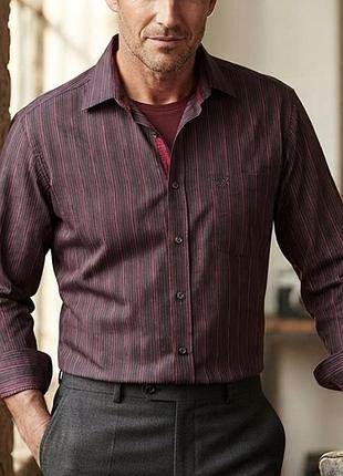 Стильна чоловіча сорочка bexleys man у смужку 3xl