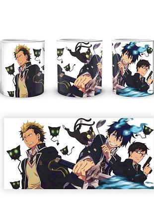 Кружка geekland blue exorcist синій екзорцист рін юкіо рюдзі be 02.16