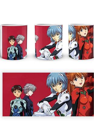 Кружка geekland evangelion євангеліон аска сіндзі каору eva 002.31