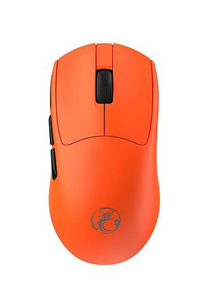 Компьютерная мышь imice g900 беспроводная игровая с аккумулятором, 12800 dpi 2,4g+bluetooth orange