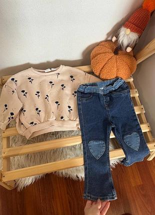 Светр zara та джинси h&m розмір 92(1.6-2р) стан- чудовий