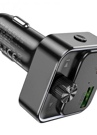 Автомобільний fm-трансмітер модулятор bluetooth mp3 hoco e81 fantasy 30 w, pd/qc, usb-c/ 1xusb-a 2