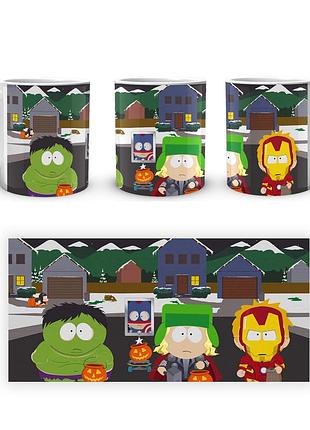 Кружка geekland south park южный парк эрик стэн кайл кенни sp 02.27