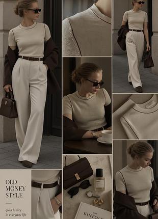 Футболка з резинкою бежева zara