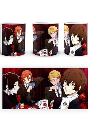 Кружка geekland bungou stray dogs великий из бродячих псов куникида дазай акутагава чуя bsd 14