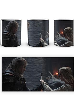 Кружка geekland the witcher ведьмак геральт цири tw 002.018