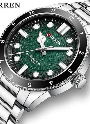 Curren 8450 silver-green 2
