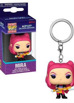 Фігурка брелок funko pop кейпоп-мисливці на демонів світу k-pop demon hunters mira 4 см fpkc kpdh m 2258