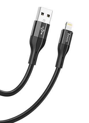 Кабель hoco x72 creator silicone charging data cable for ip black 3