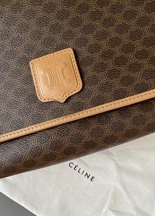 Celine 🤎💥 вінтажна сумка кросбоді macadam