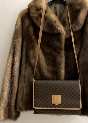Celine 🤎💥 вінтажна сумка кросбоді macadam