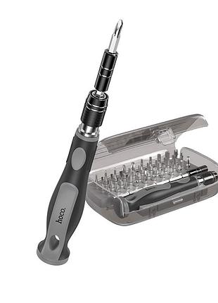 Набір викруток hoco ut10 32-in-1 screwdriver set gray and black