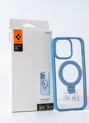 Чохол для смартфона spigen aaa magnetic ring for apple iphone 15 pro max light blue 2