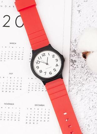 Ремешок для casio mq-24 all red 2