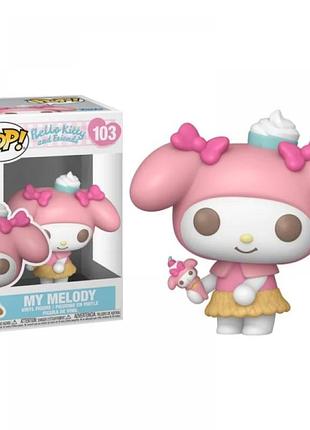 Фигурка funko pop хэллоу китти май мелоди hello kitty my melody 10 см fp hk m 103