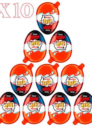 Комплект шоколадних яєць kinder joy funko netflix stranger things 10 шт по 20 г