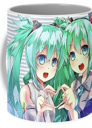 Кухоль geek land hatsune miku хатсуне мікі сестри близнюки vc 02.21